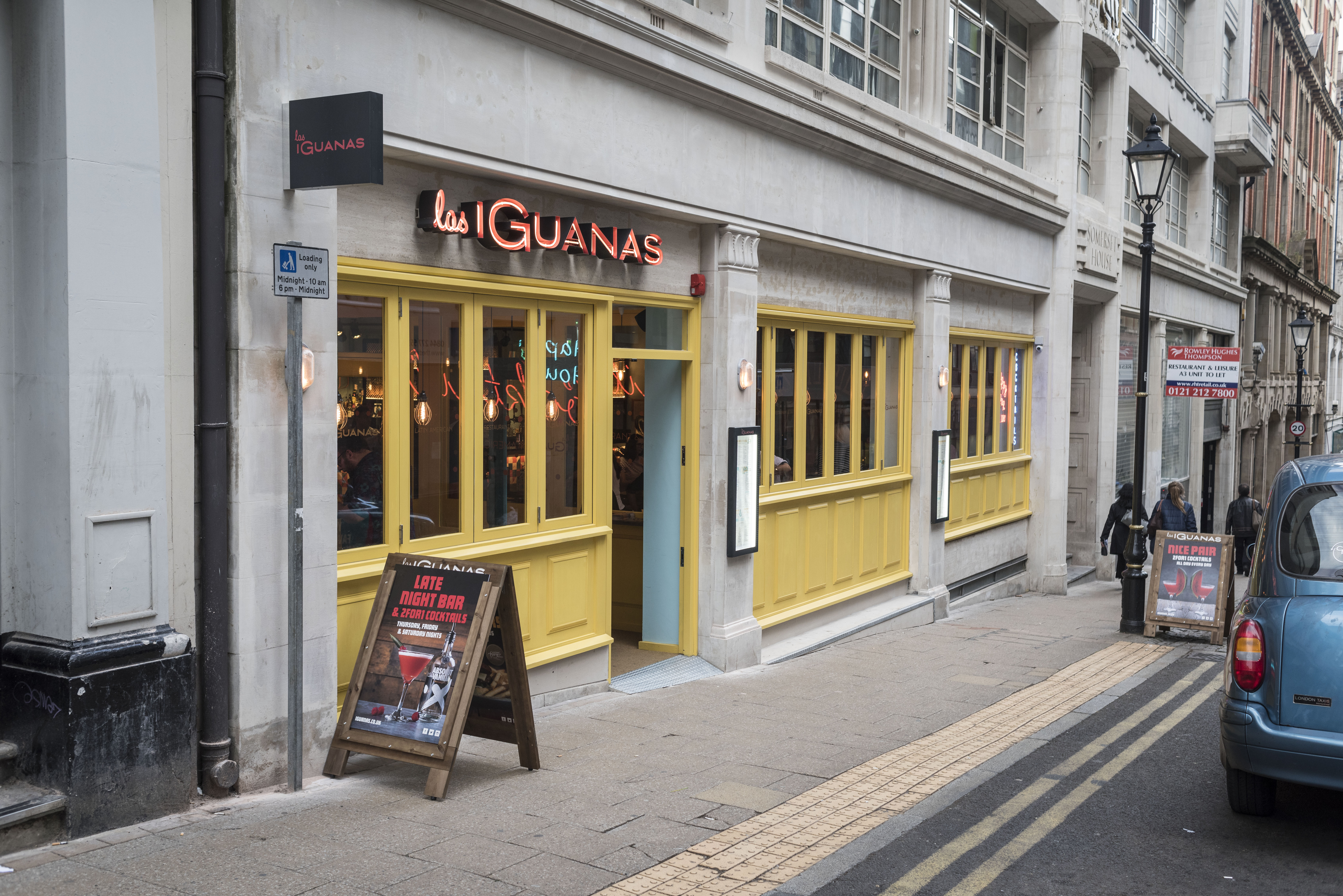 Las Iguanas opens at Temple Street, Birmingham.